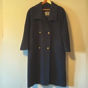 1980s Aquascutum double-breasted wool jacket